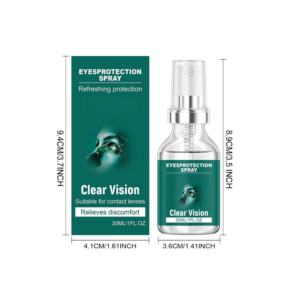Eye care spray mild formula care comfortable eye moisturizing convenient external spray