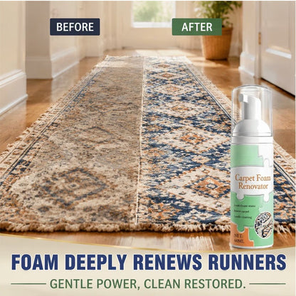 Waterless Carpet Foam Stain Remover with Towel