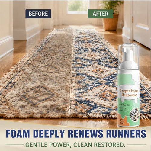 Waterless Carpet Foam Stain Remover with Towel