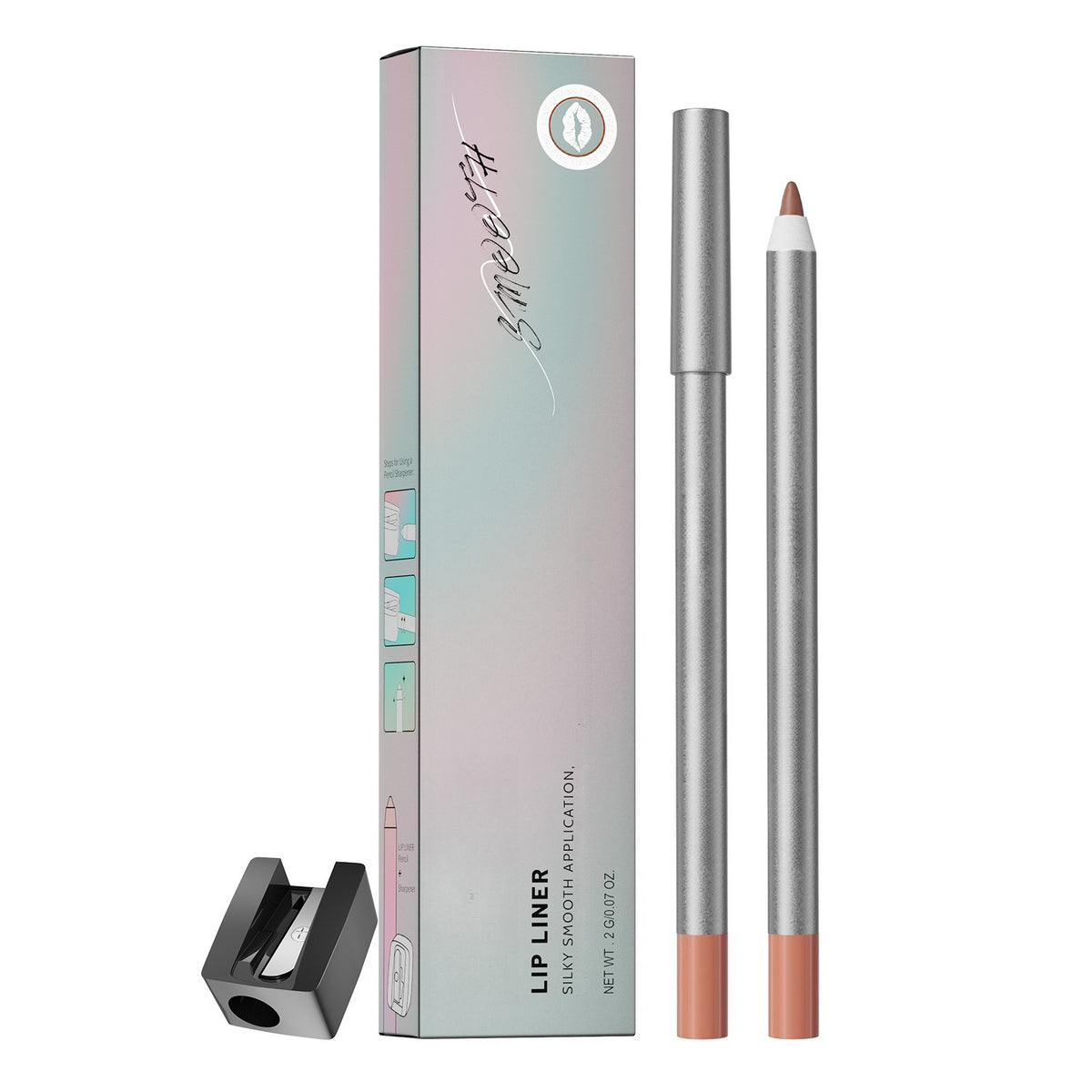 Eight color matte lipliner Non stick cup nude lipstick pen