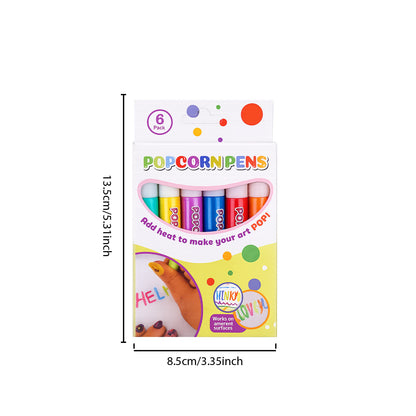 Nigwmere 💖Popcorn Expansion Pen Silky Smooth and Easy to Color Creating a 3D Effect🥕