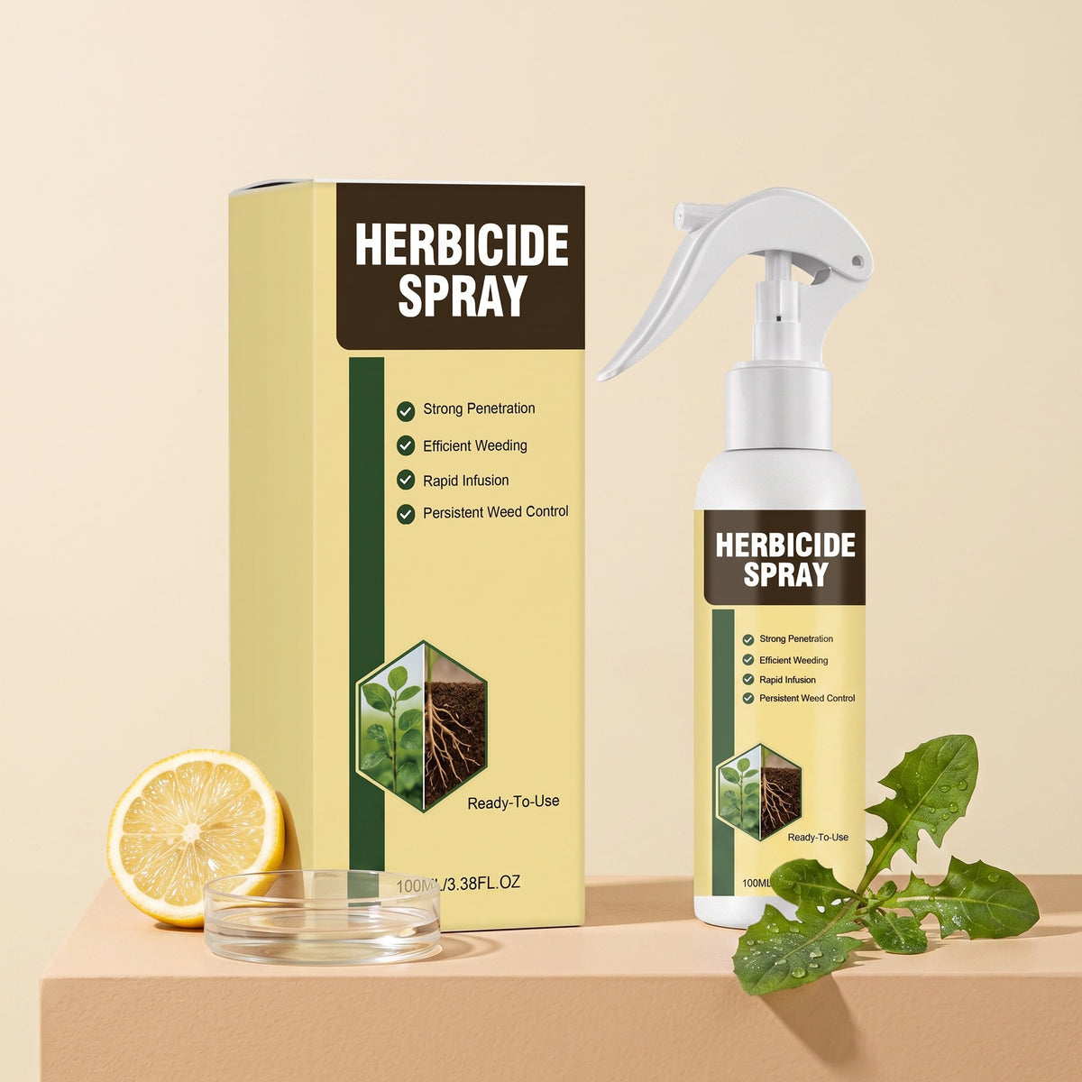 Herbicide spray fast herbicide