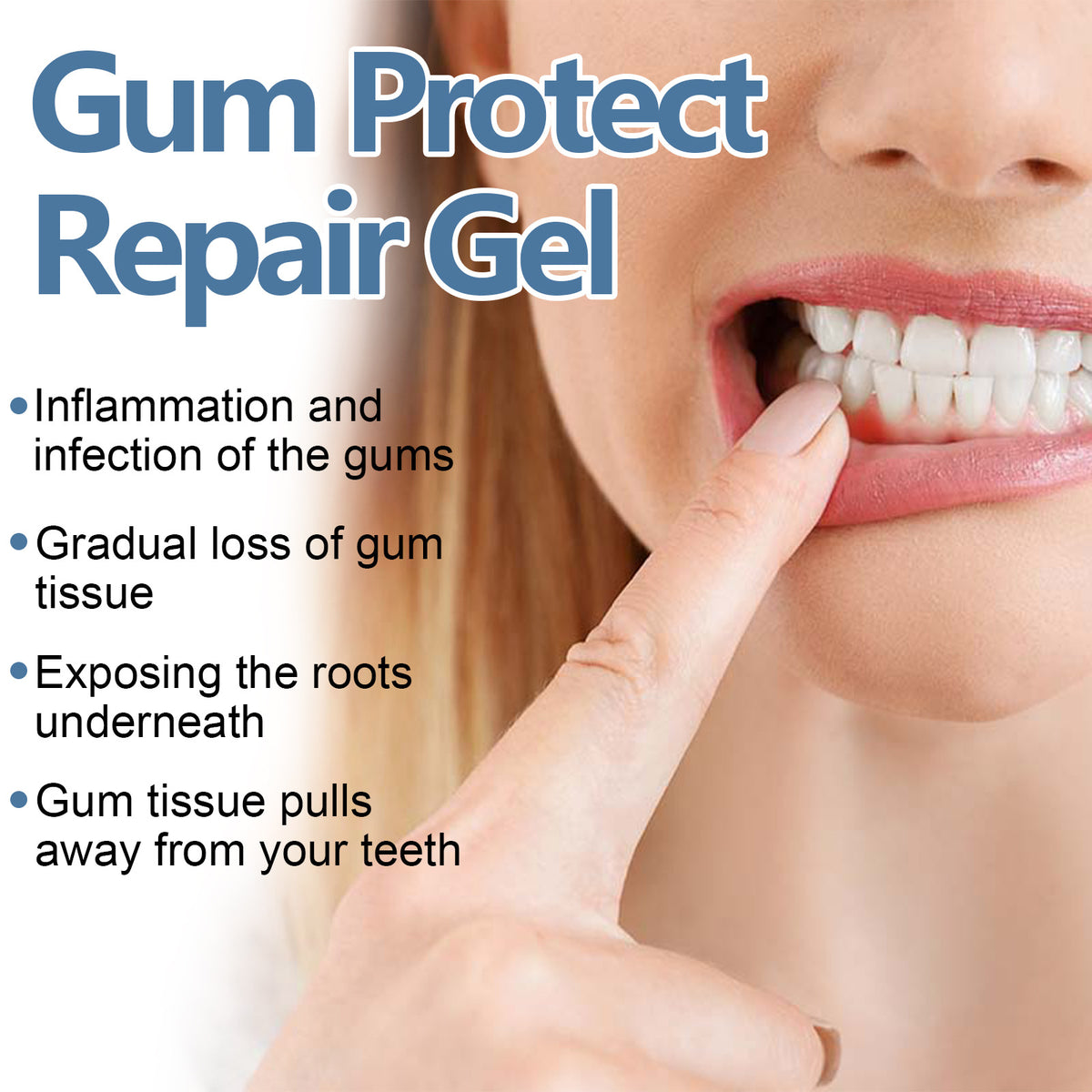 Nigwmere Gingival Repair Gel Deep Cleaning Tooth Dirt Care Gingival Fresh Breath Care Gel
